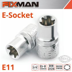 FIXMAN 3/8' Drive E-socket 6 . E11